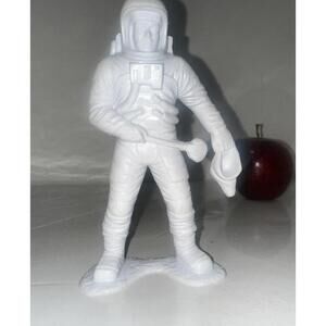 Marx Astronaut Vintage 1970s White Plastic 6" Apollo Figures Louis Marx